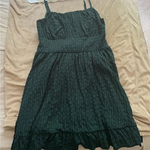 SHEIN Dark Green Midi Dress - Picture 2 of 5